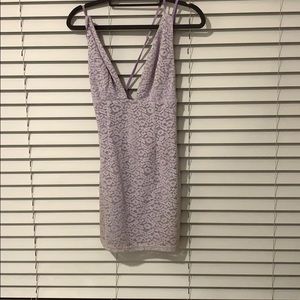 Super down tight purple dress